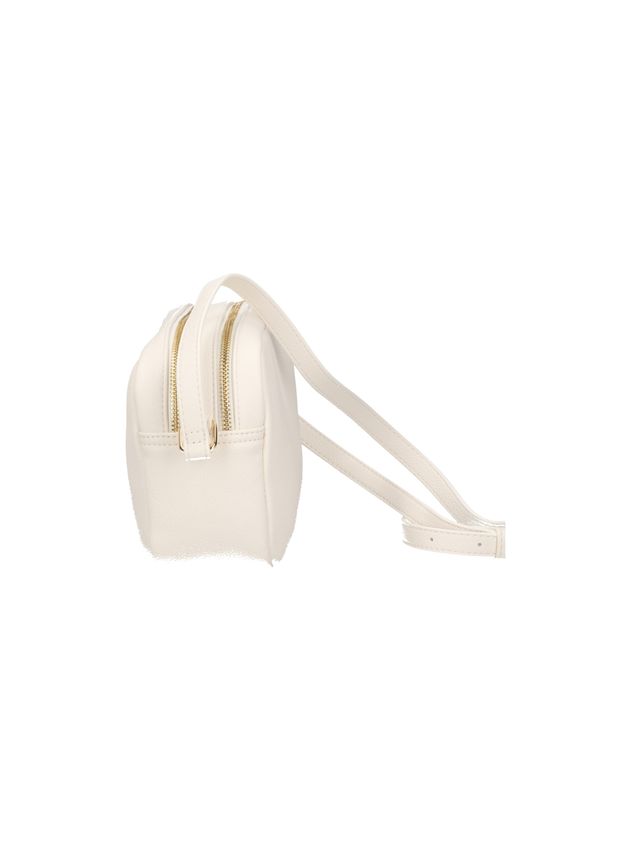 GAELLE PARIS Camera Bag Logo Metallo-Bianco