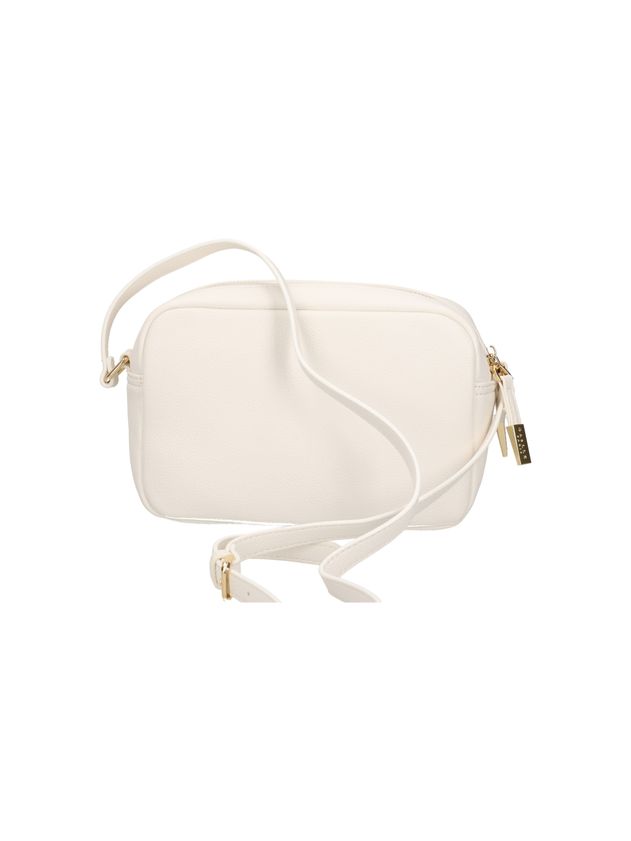 GAELLE PARIS Camera Bag Logo Metallo-Bianco