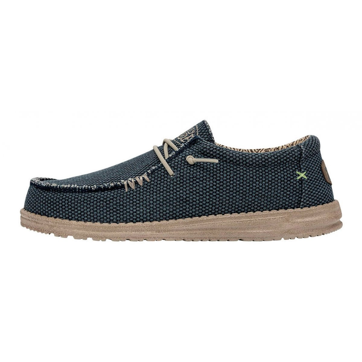 HEY DUDE Mocassino Uomo Wally Braided-Blue Night