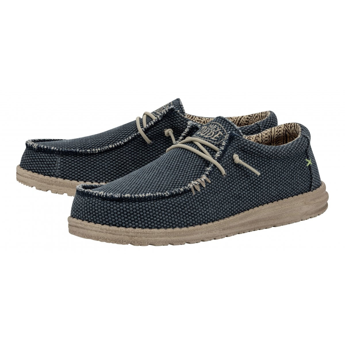 HEY DUDE Mocassino Uomo Wally Braided-Blue Night