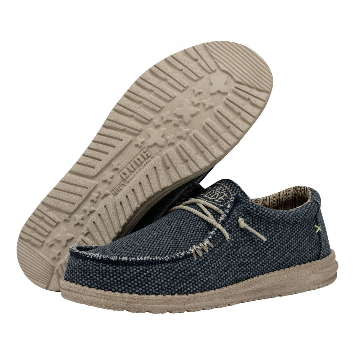 HEY DUDE Mocassino Uomo Wally Braided-Blue Night