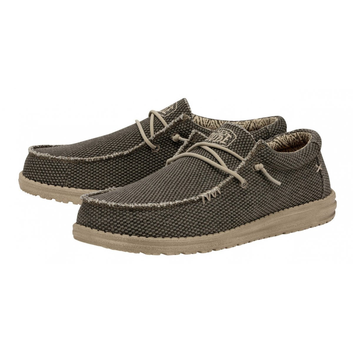 HEY DUDE Mocassino Uomo Wally Braided-Army