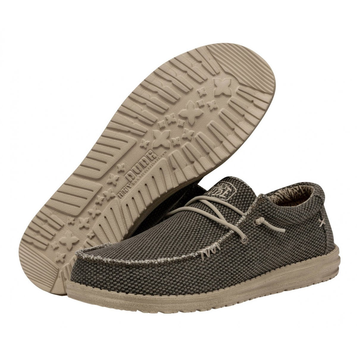 HEY DUDE Mocassino Uomo Wally Braided-Army