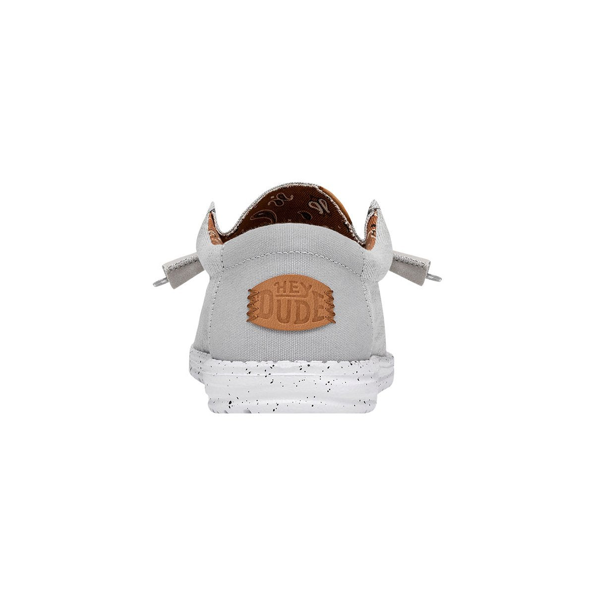 HEY DUDE Mocassino Uomo Wally Washed Canvas-Light Grey