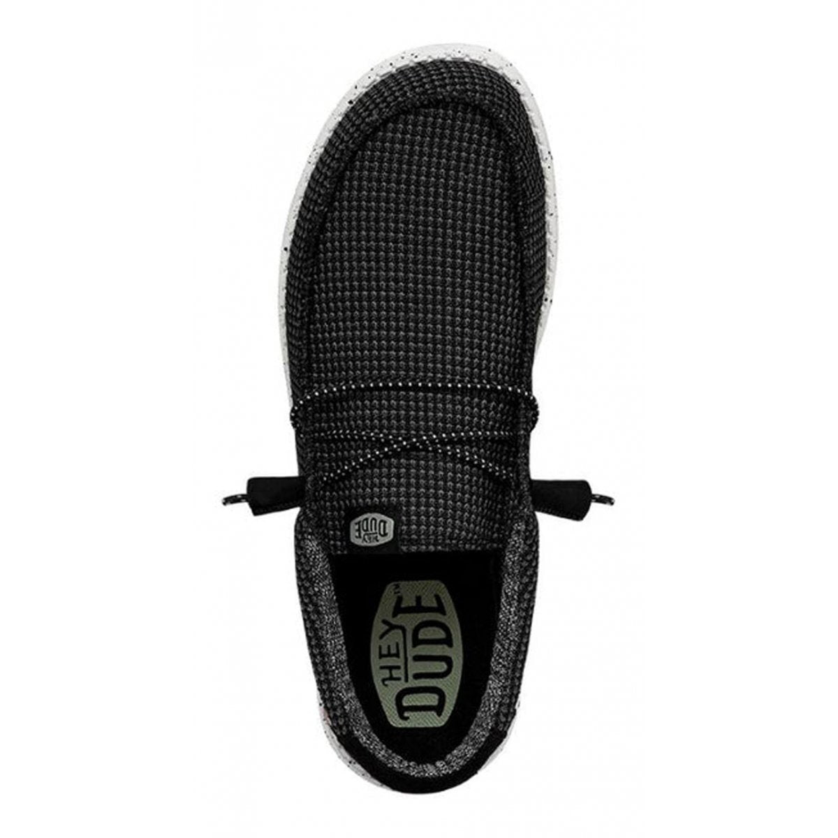 HEY DUDE Mocassino Uomo Wally Sport Mesh-Black White