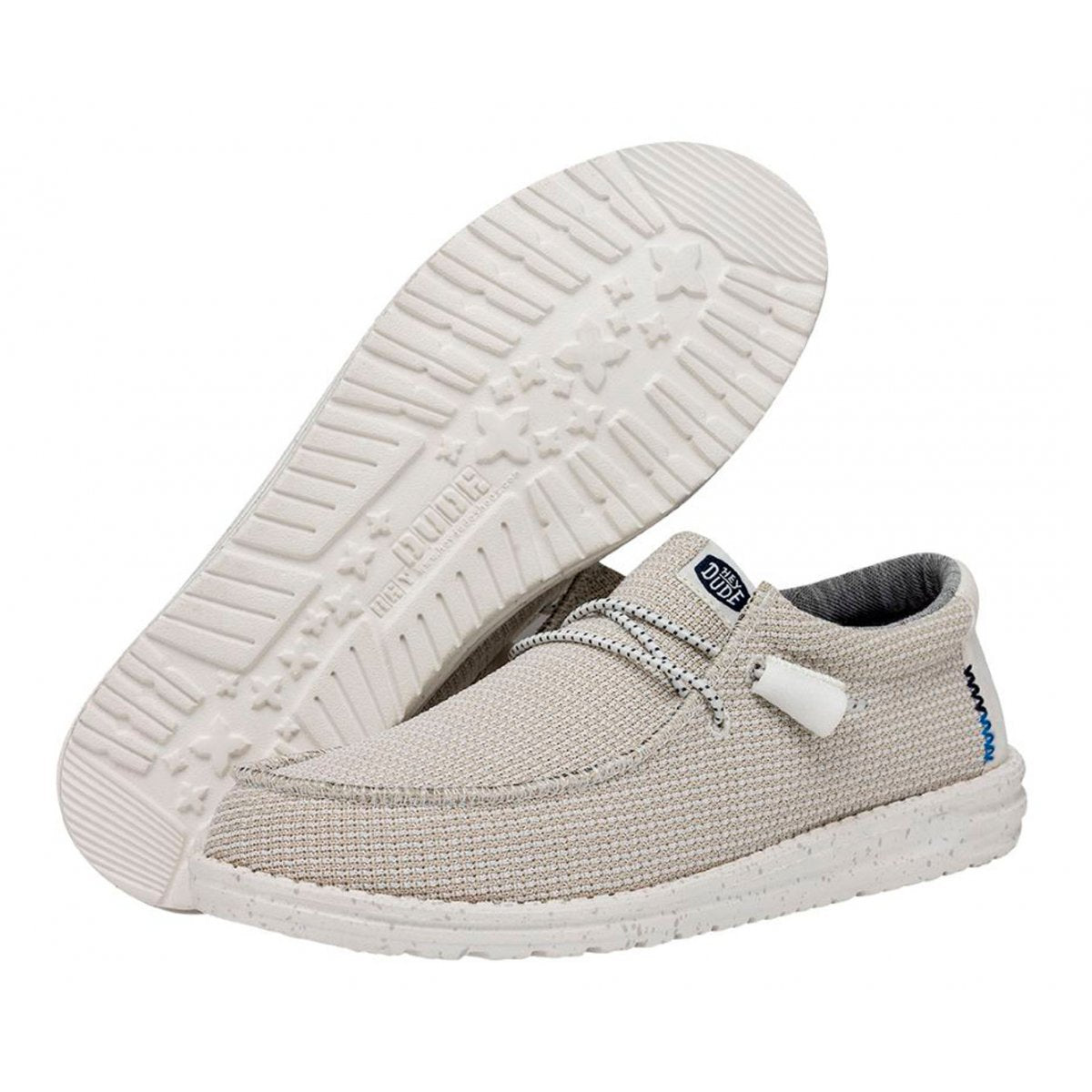 HEY DUDE Mocassino Uomo Wally Sport Mesh-White