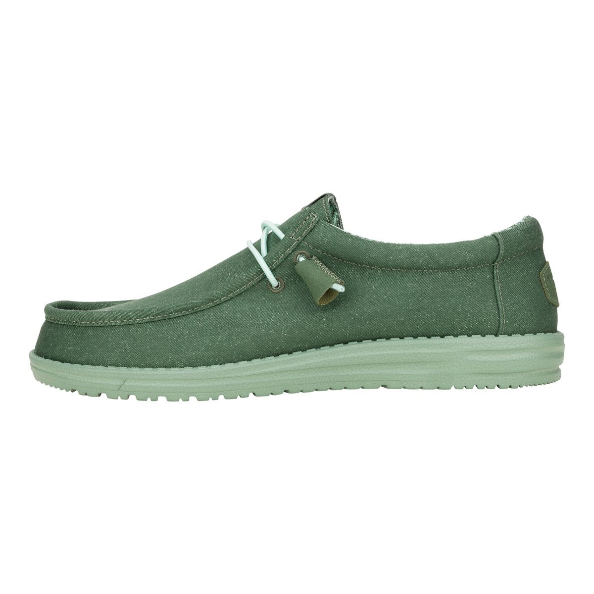 HEY DUDE Mocassino Uomo Wally Canvas M-Duck Green Iceberg Green