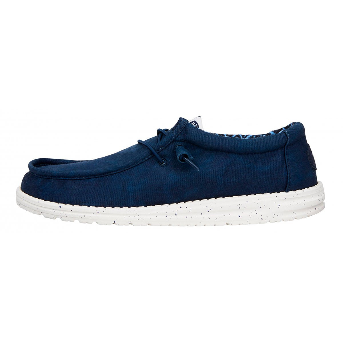 HEY DUDE Mocassino Uomo Wally Canvas M-Navy