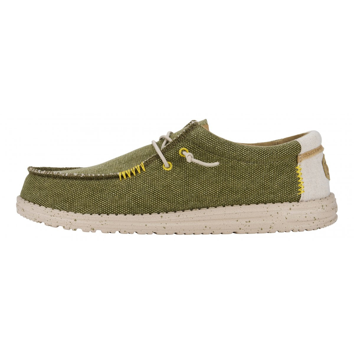 HEY DUDE Mocassino Uomo Wally Coastline Jute M-Olive