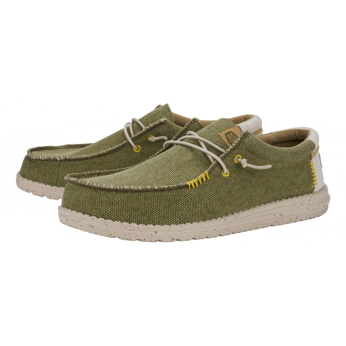 HEY DUDE Mocassino Uomo Wally Coastline Jute M-Olive