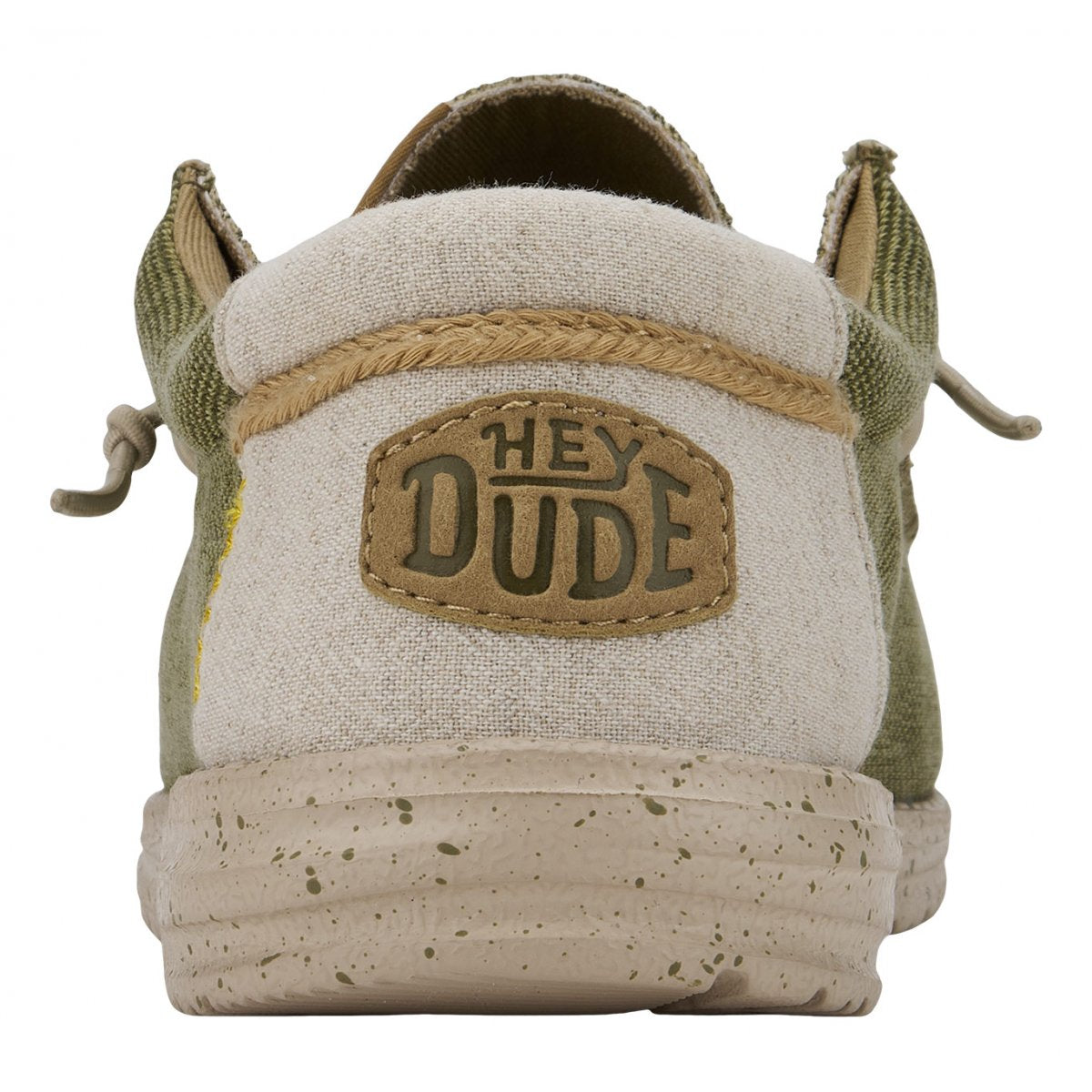 HEY DUDE Mocassino Uomo Wally Coastline Jute M-Olive