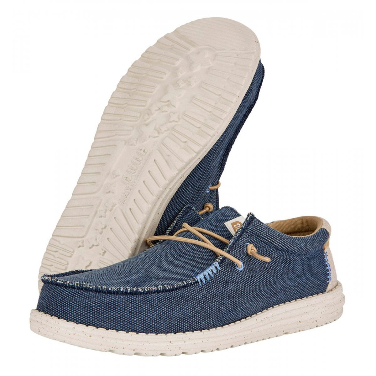 HEY DUDE Mocassino Uomo Wally Coastline Jute M-Navy