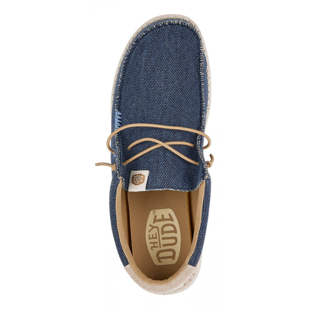 HEY DUDE Mocassino Uomo Wally Coastline Jute M-Navy