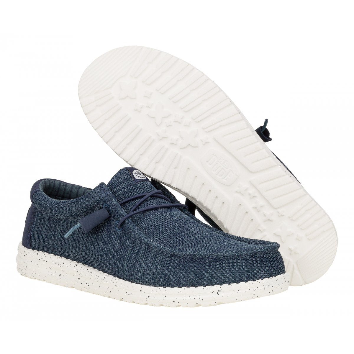 HEY DUDE Mocassino Uomo Wally Stretch Sox M-Navy