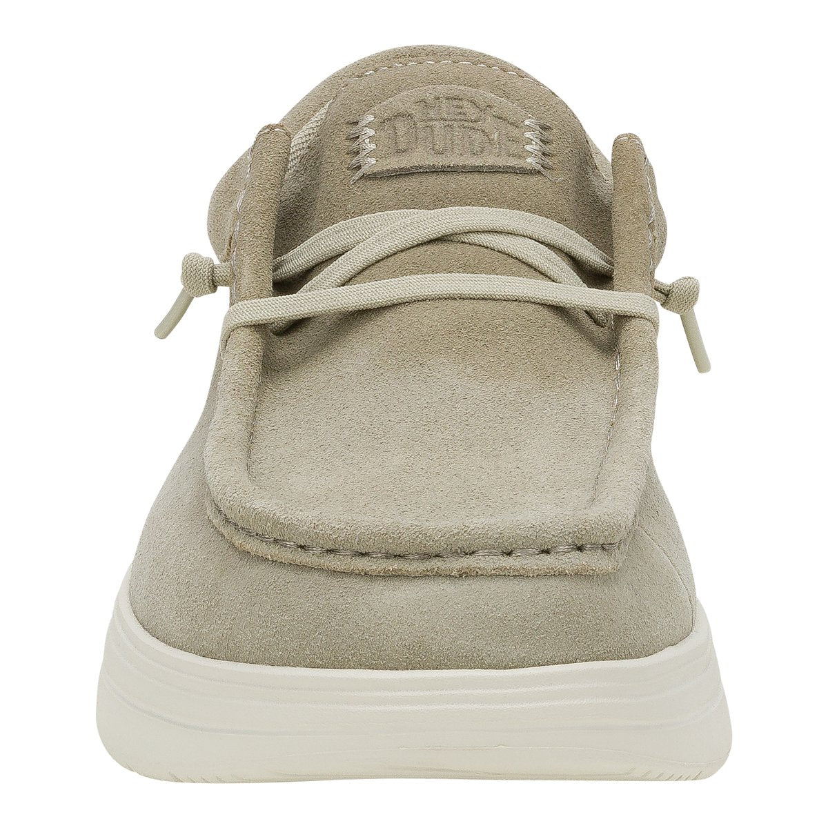 HEY DUDE Mocassino Uomo Wally Xtra Suede M-Stone Grey Silver Birch