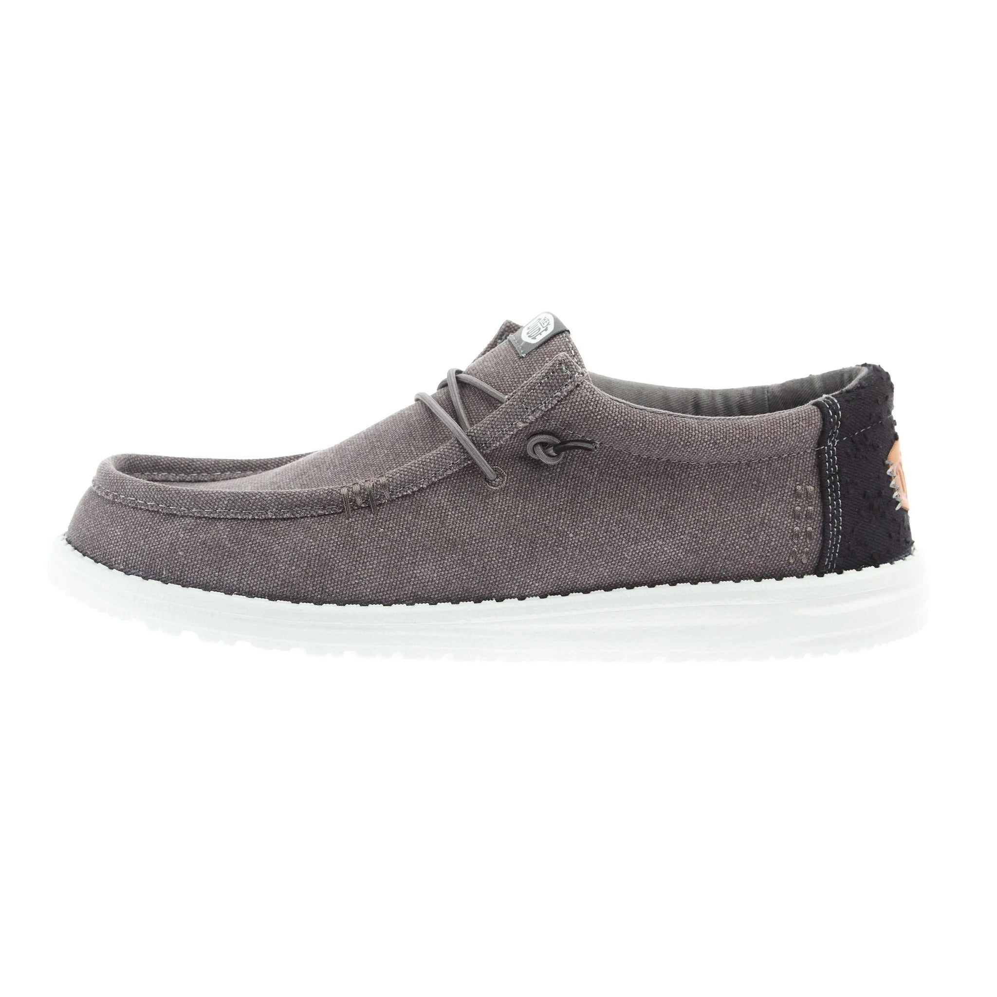 HEY DUDE Mocassino Uomo Wally Workwear-Granite Grey Black