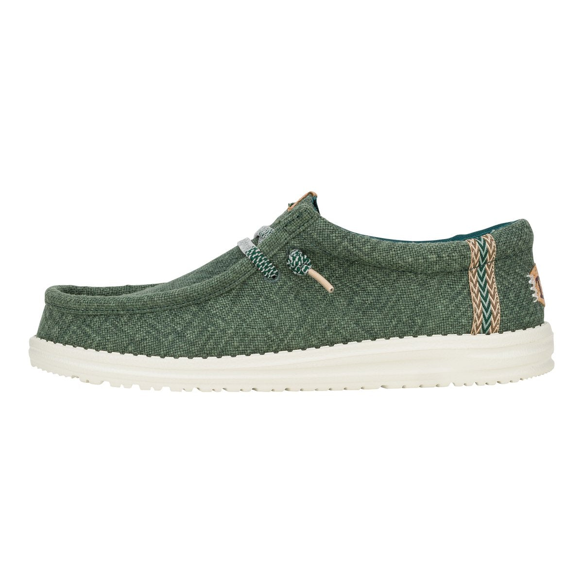 HEY DUDE Mocassino Uomo Wally Jute-Sea Green