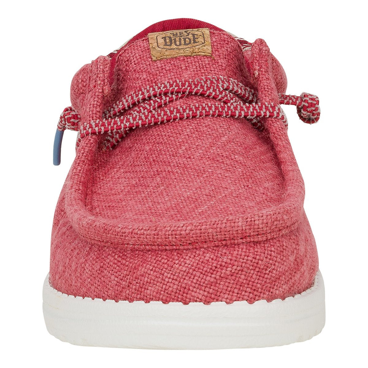 HEY DUDE Mocassino Uomo Wally Jute-Claret Red Silver Birch