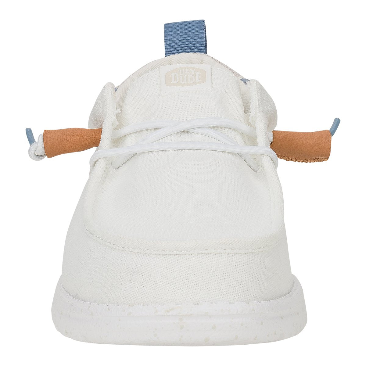 HEY DUDE Mocassino Uomo Wally Summer Linen-White Stone Grey