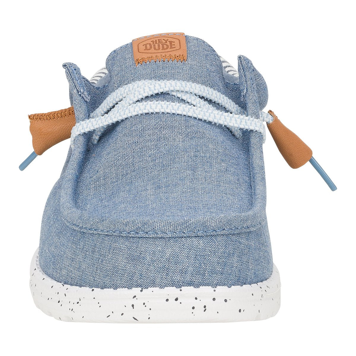 HEY DUDE Mocassino Uomo Wally Funk Seersucker-Faded Denim Navy Blazer