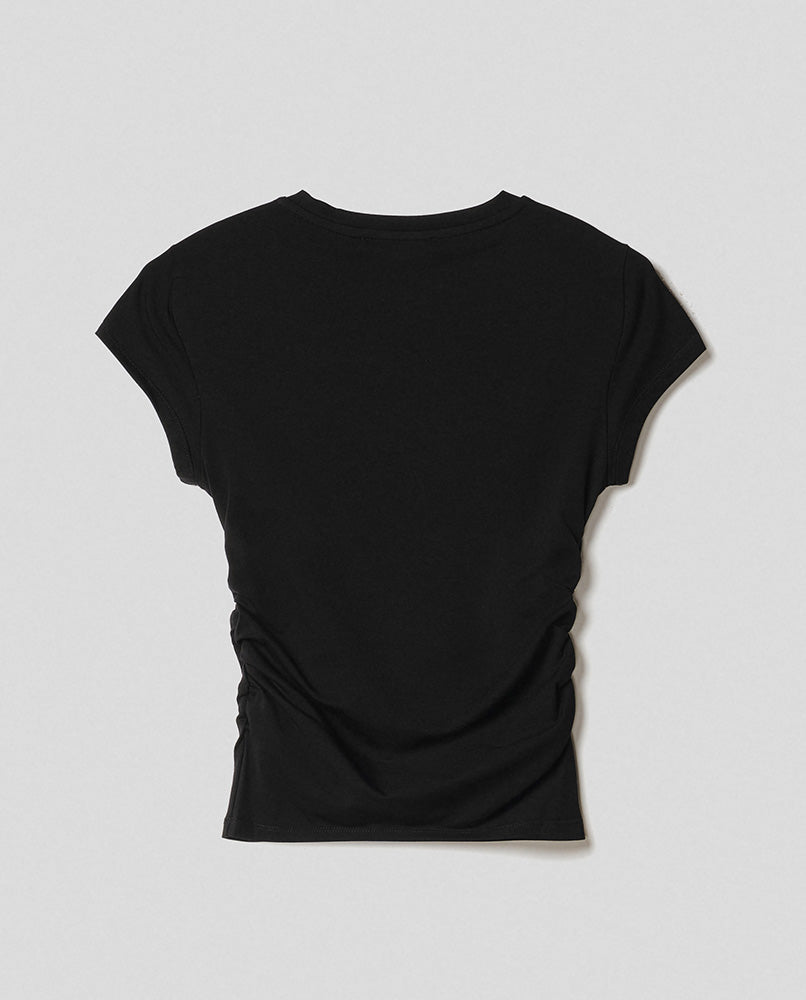 HINNOMINATE T-Shirt Donna Bielastico-Nero