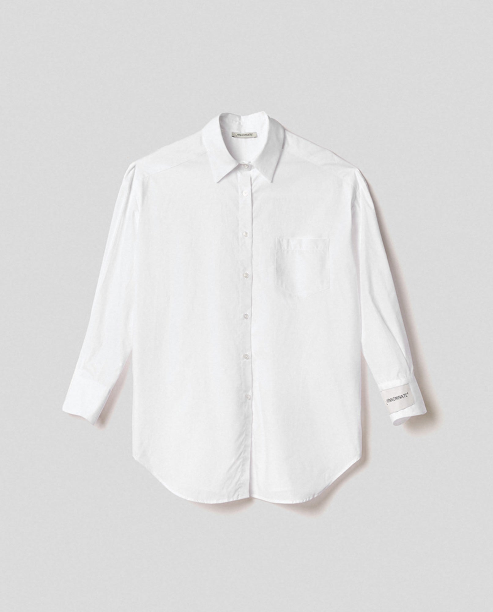 HINNOMINATE Camicia Donna cotone over-Bianco
