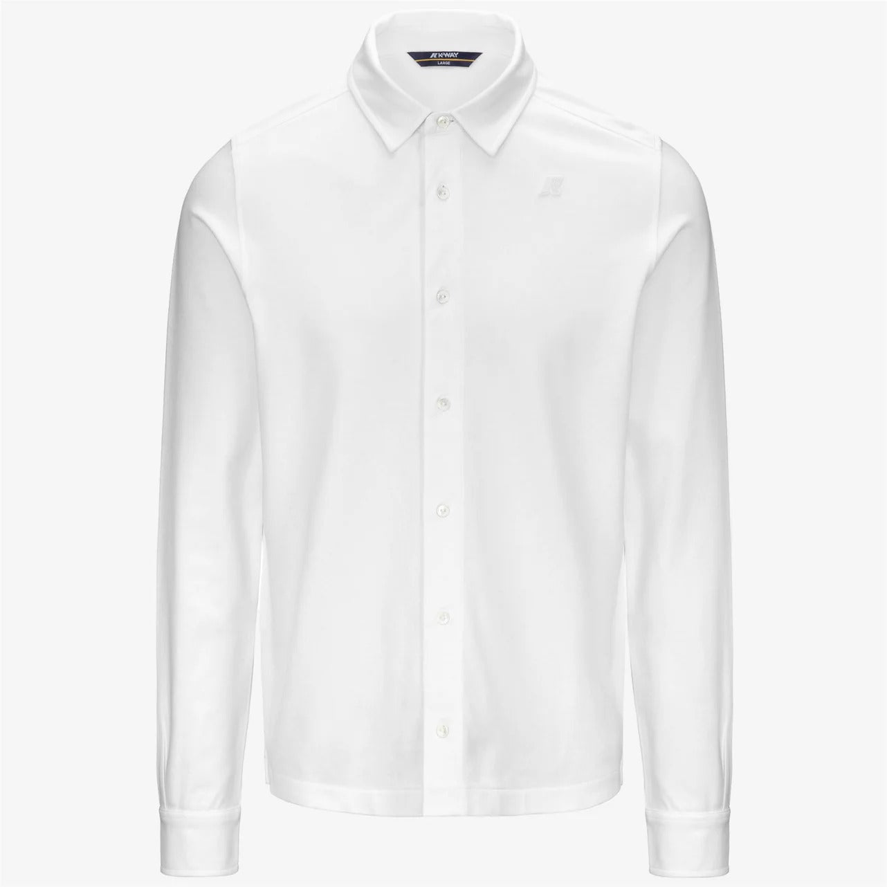 K-WAY Camicia Uomo Timothee Pique-White