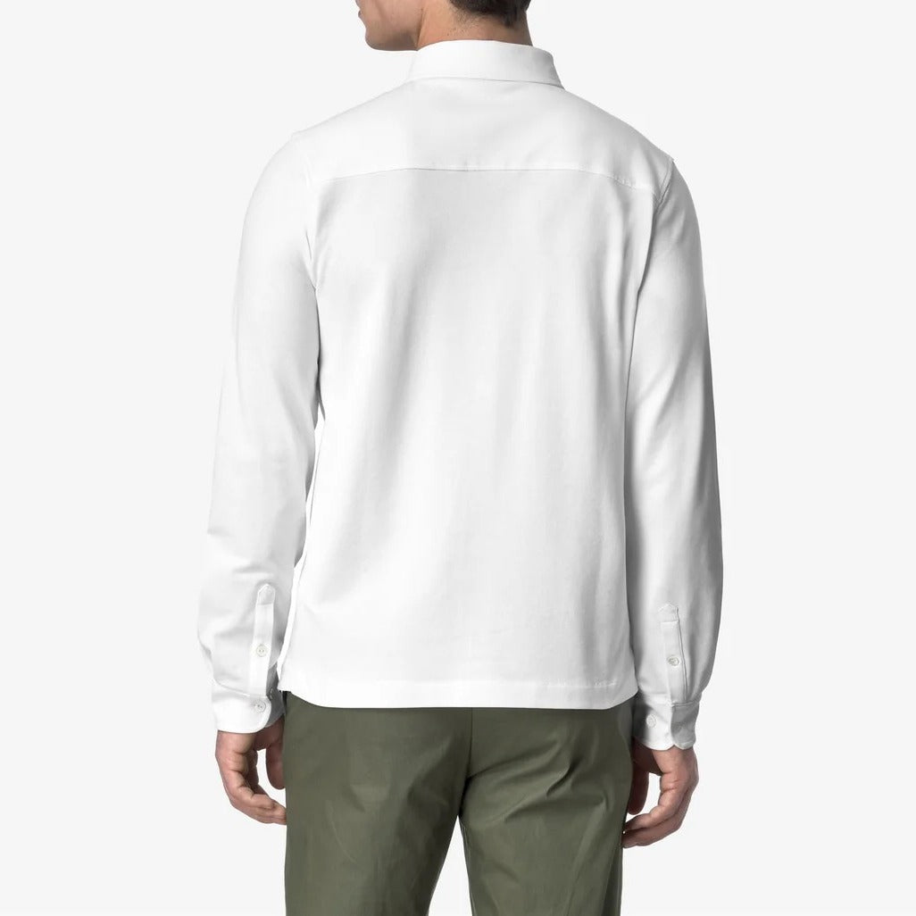 K-WAY Camicia Uomo Timothee Pique-White