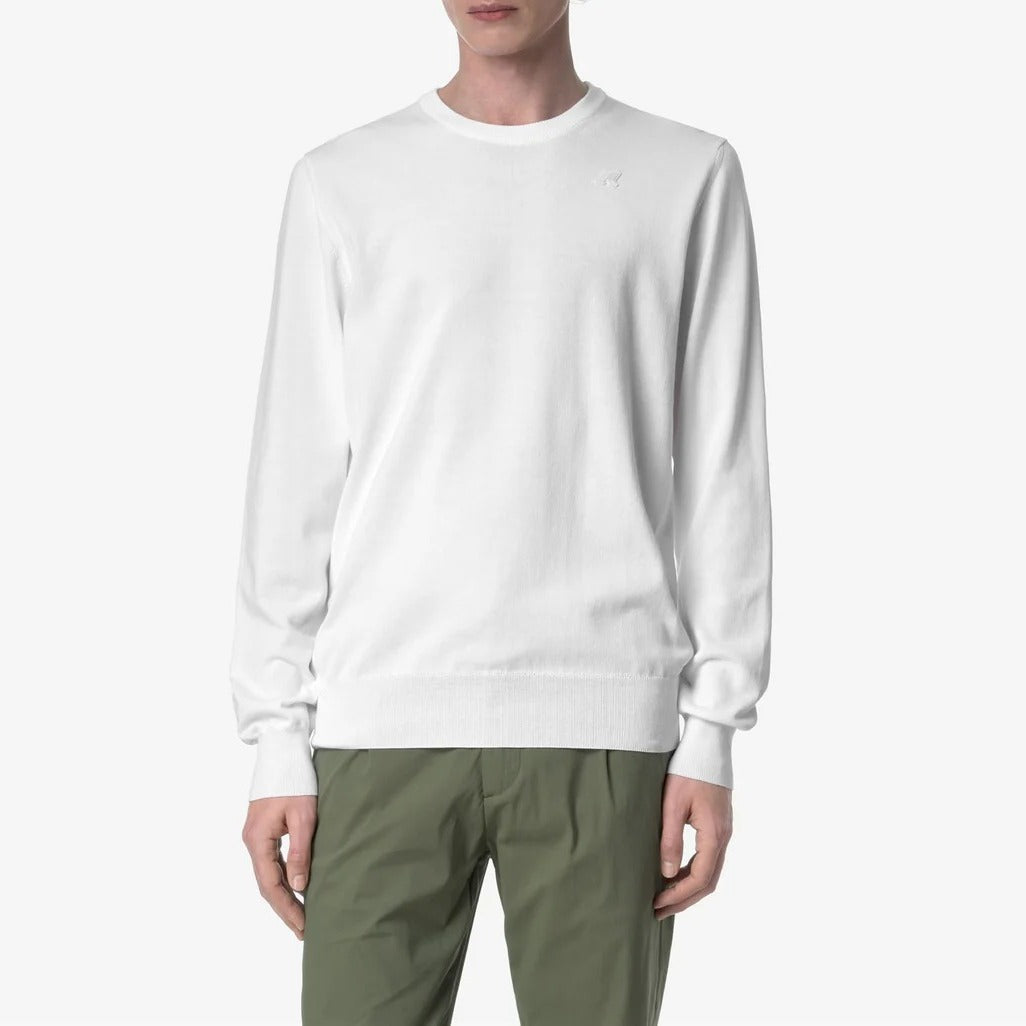 K-WAY Maglia Uomo Sebastien Cotton PS-White