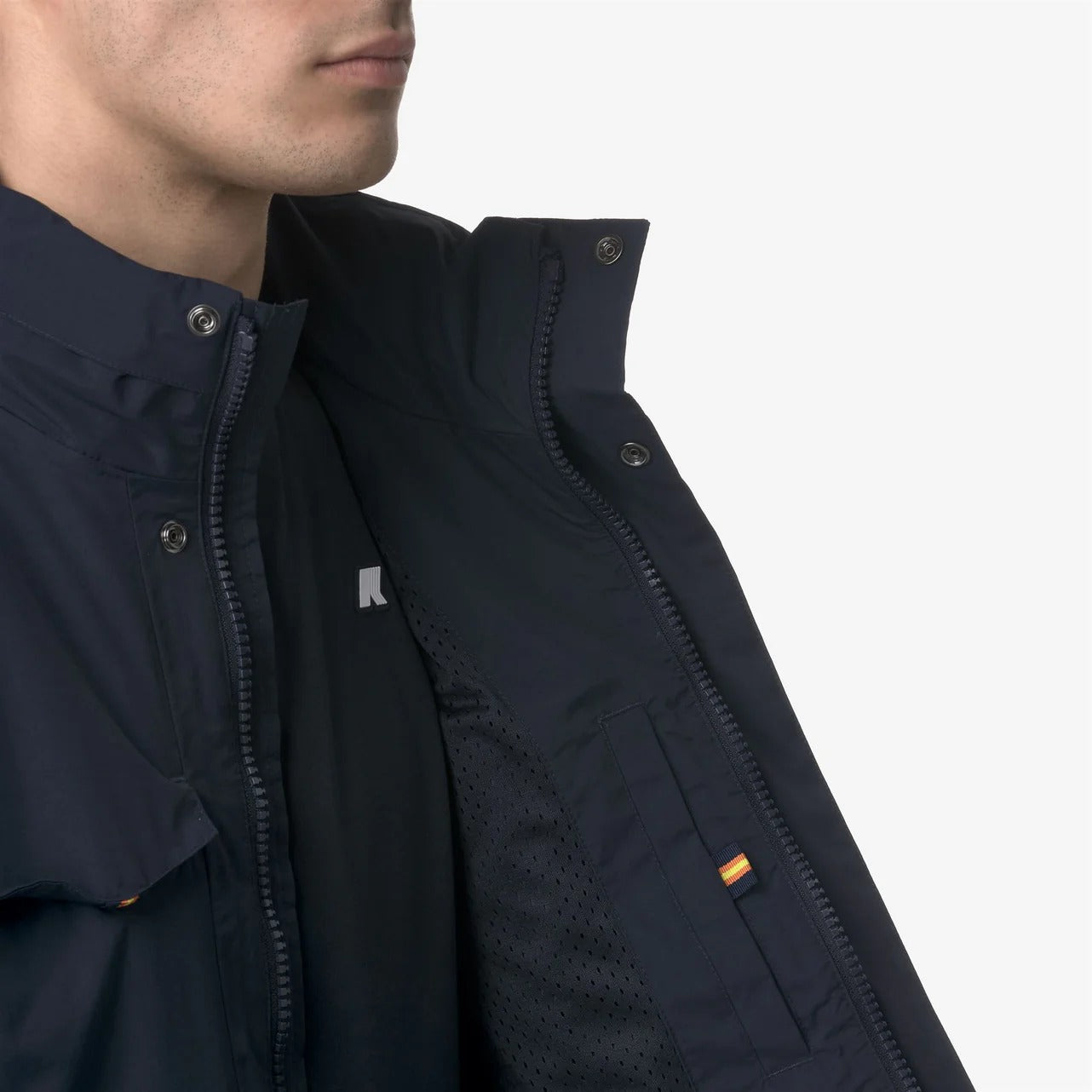 K-WAY Giubbino Uomo Manuel Ottoman-Blue Depth