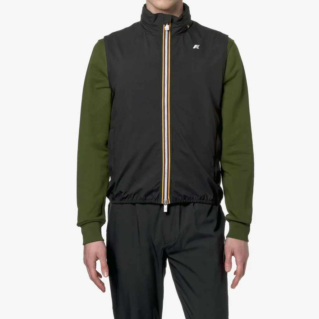 K-WAY Smanicato Uomo Valen Stretch Dot-Black Pure