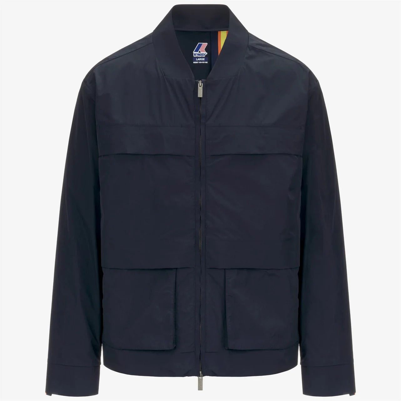 K-WAY Giubbino Uomo Barion Cotton Like-Blue Depth