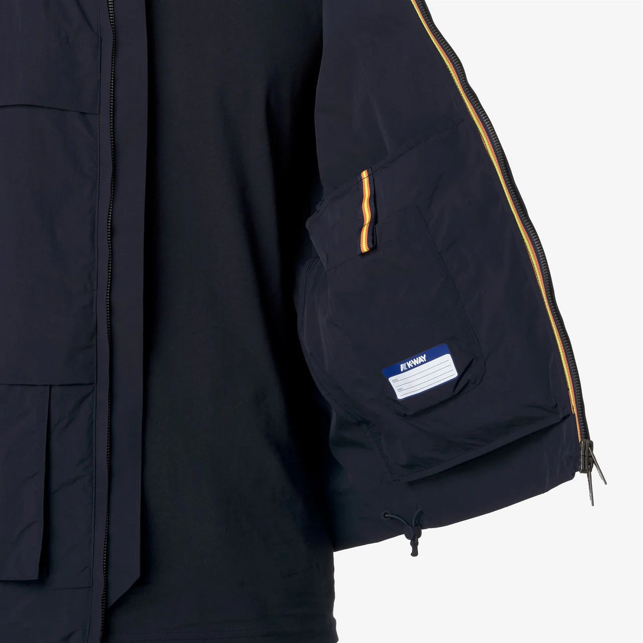K-WAY Giubbino Uomo Barion Cotton Like-Blue Depth