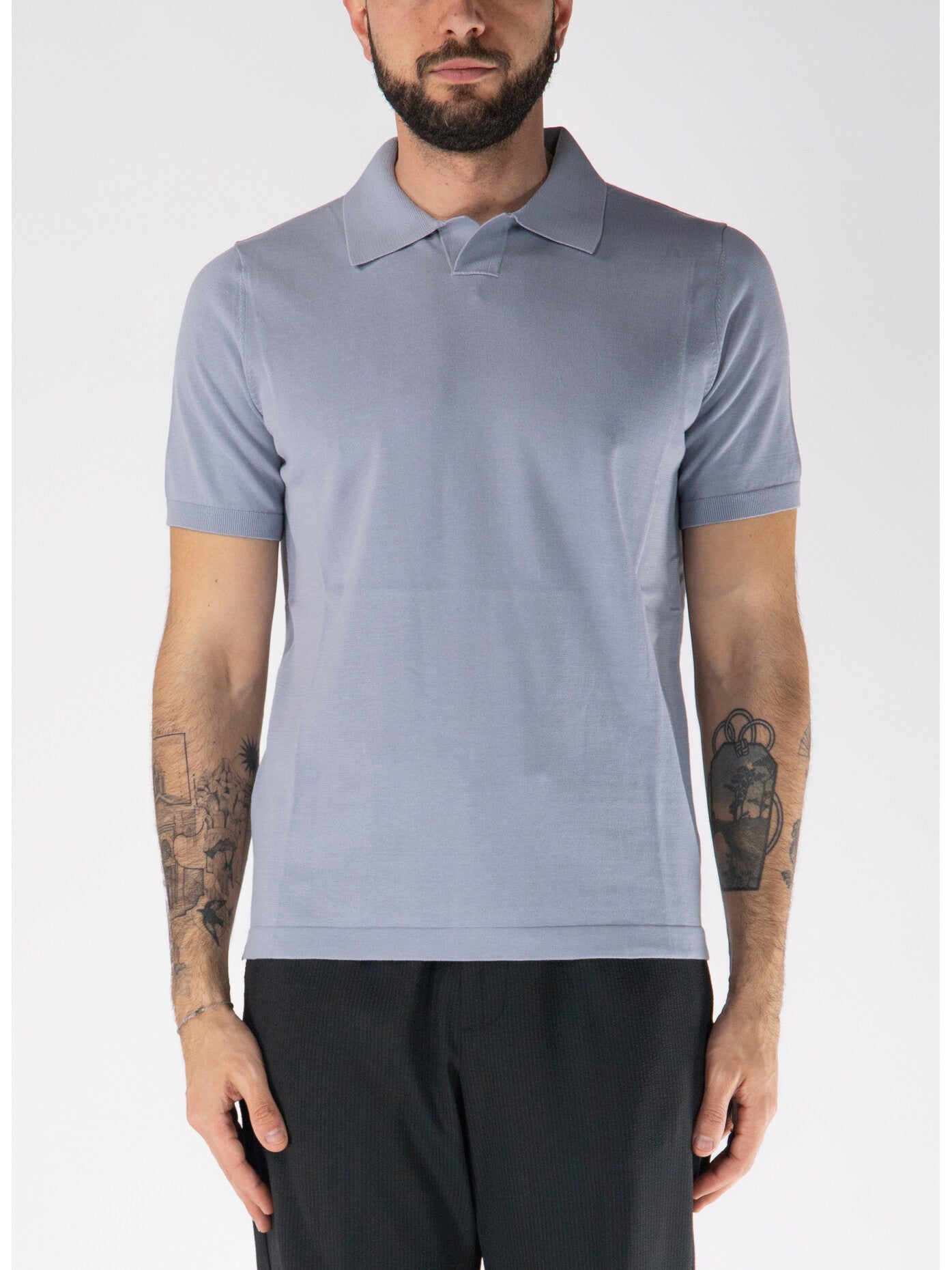 KANGRA Polo Uomo Cotone-Polvere
