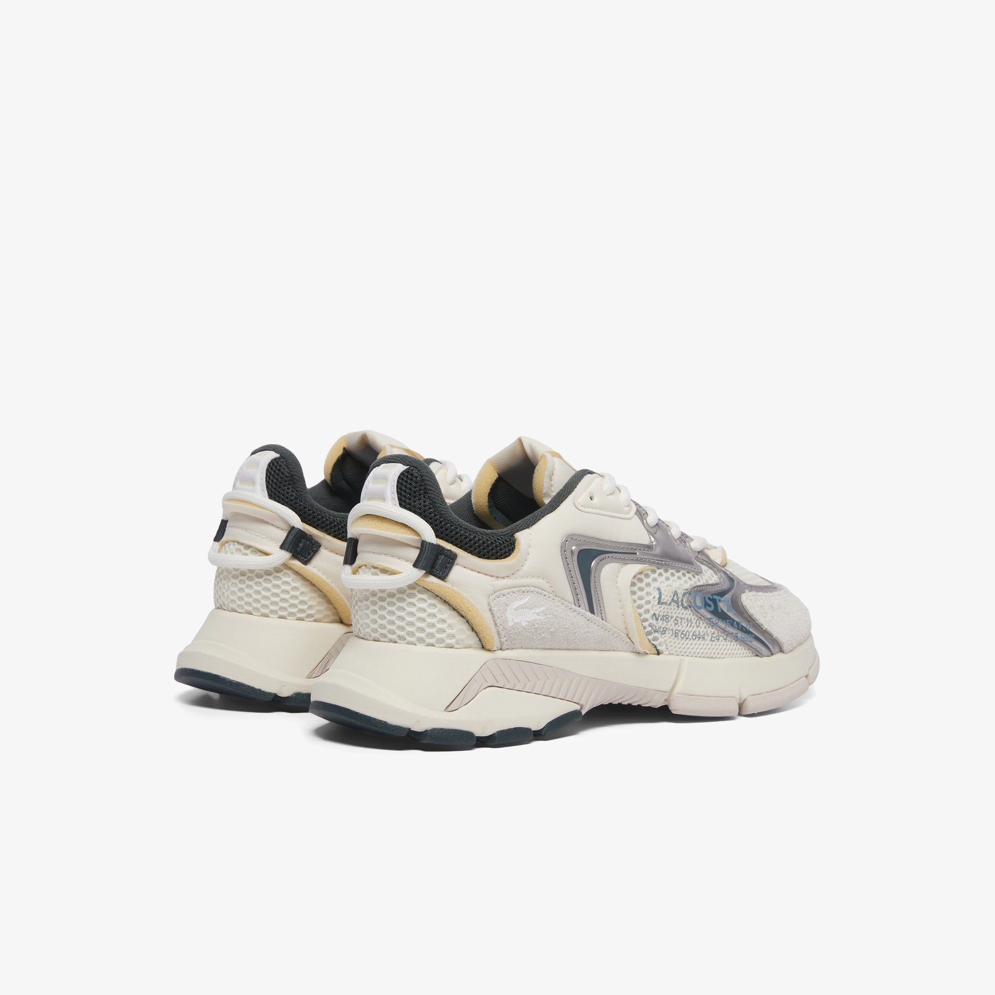 LACOSTE Sneaker Uomo L003 Neo-Bianco Verde Scuro