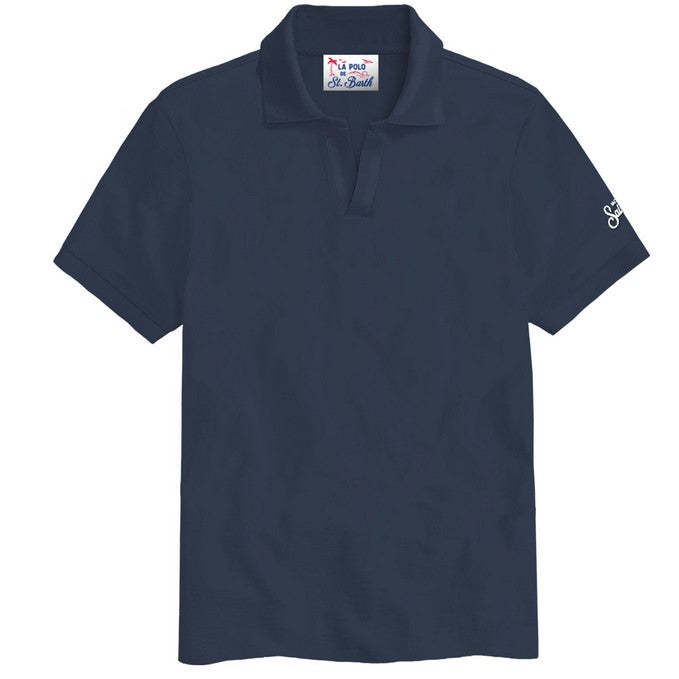 MC2 SAINT BARTH Polo Uomo Charles-Blu Navy
