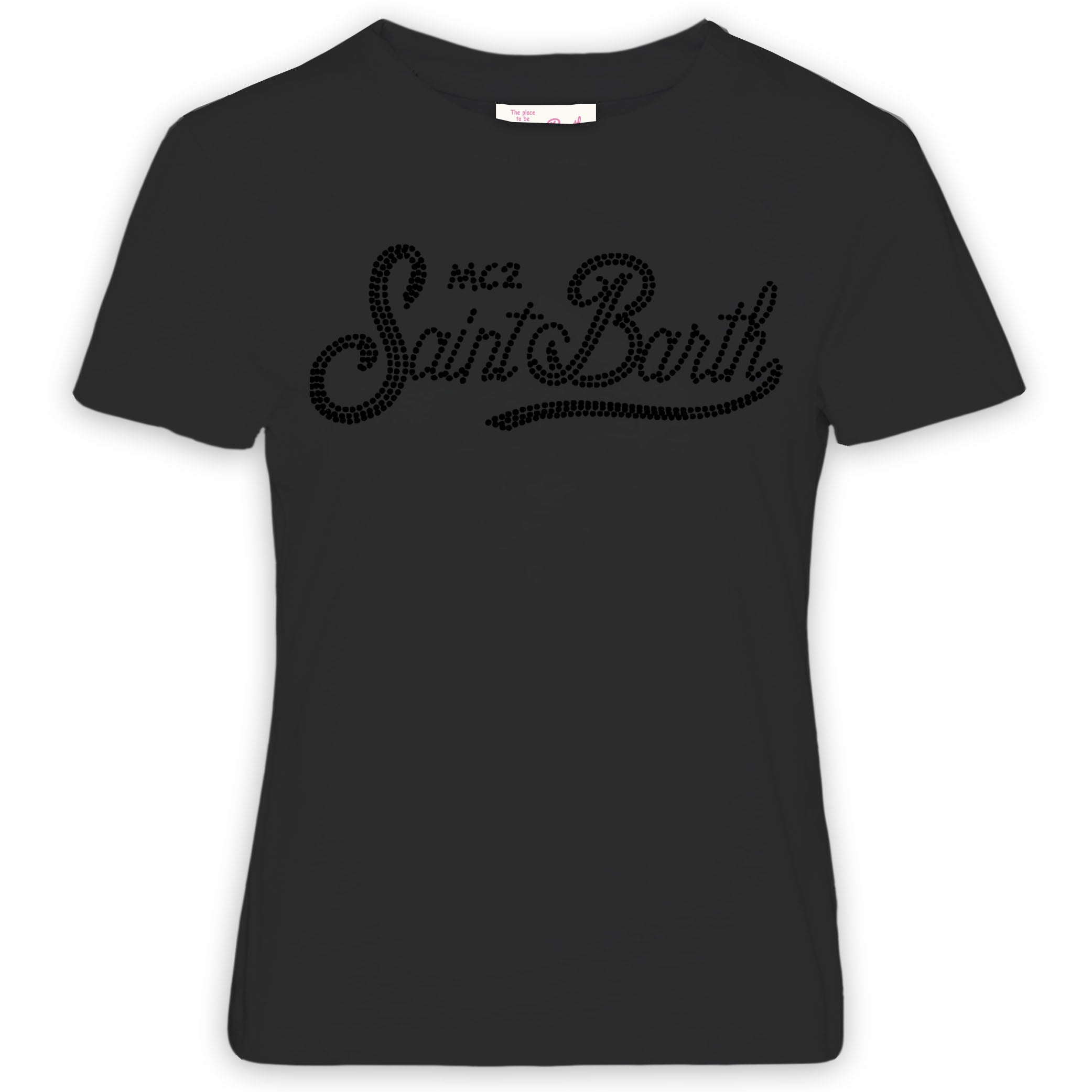 MC2 SAINT BARTH T-Shirt Donna Emilie-Strass Nero