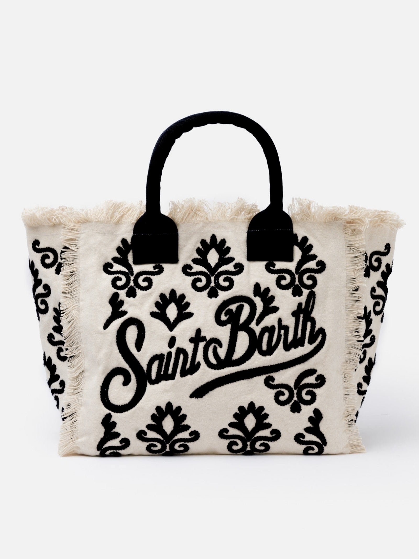 MC2 SAINT BARTH Borsa Vanity Rug-Ricami Neri