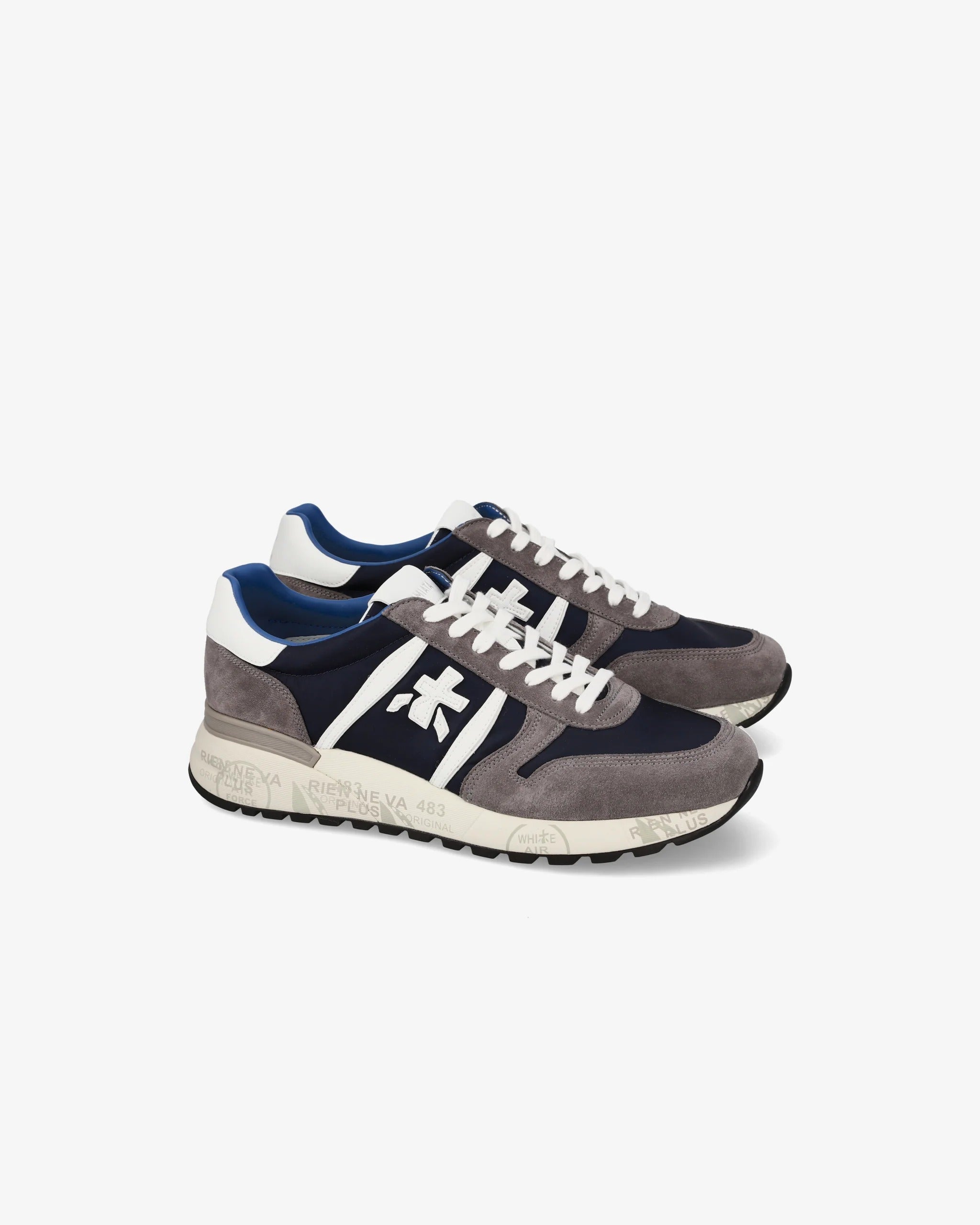 PREMIATA Sneaker Uomo Lander 7203-Blu Grigio