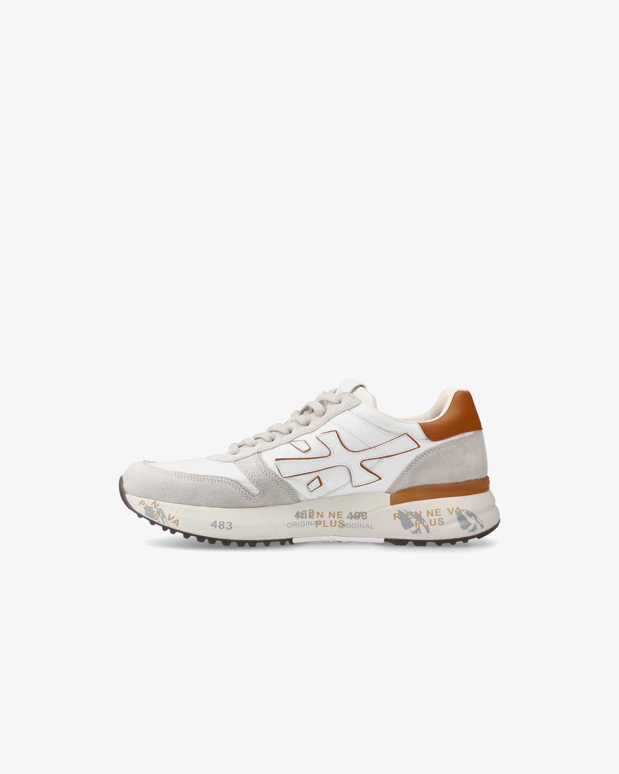 PREMIATA Sneaker Uomo Mick 7208-Bianco Cuoio