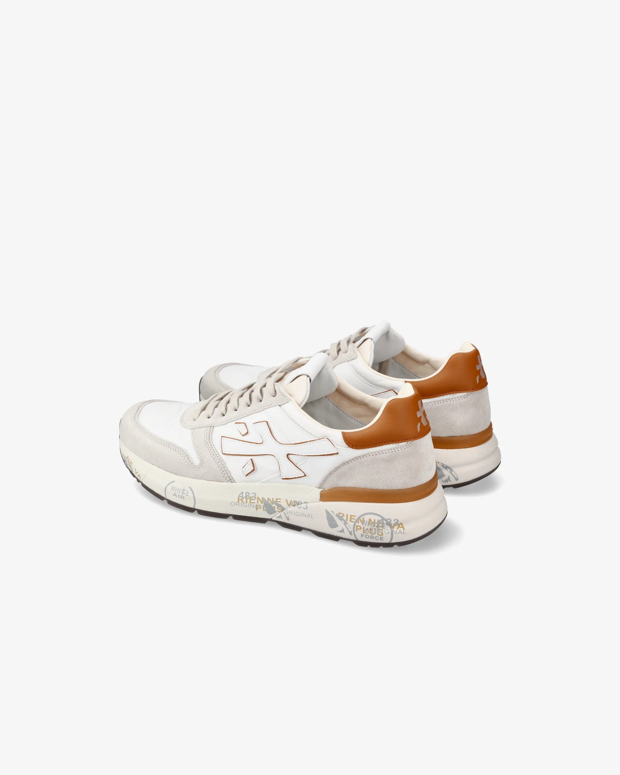 PREMIATA Sneaker Uomo Mick 7208-Bianco Cuoio