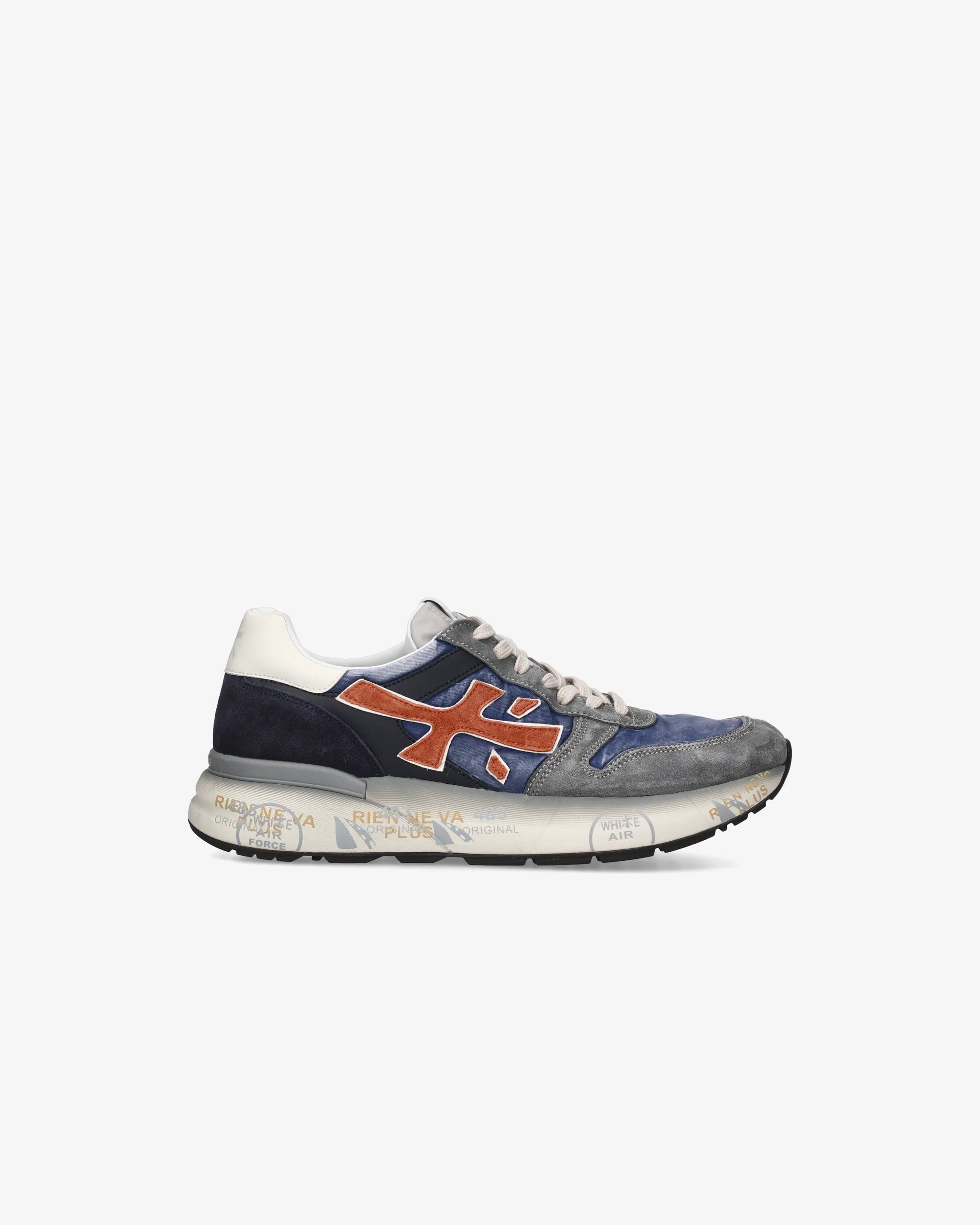 PREMIATA Sneaker Uomo Mick 7215-Blu Grigio