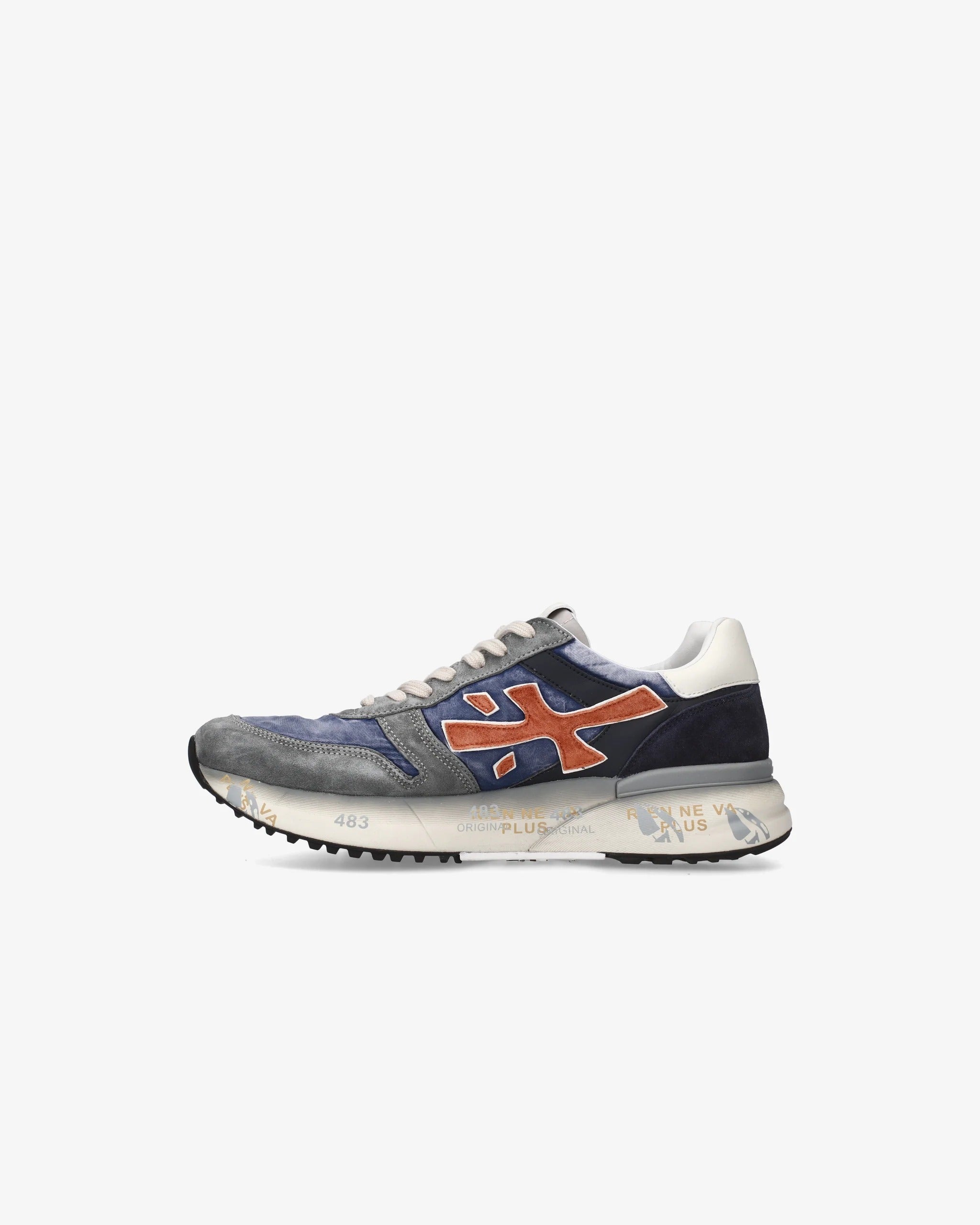 PREMIATA Sneaker Uomo Mick 7215-Blu Grigio
