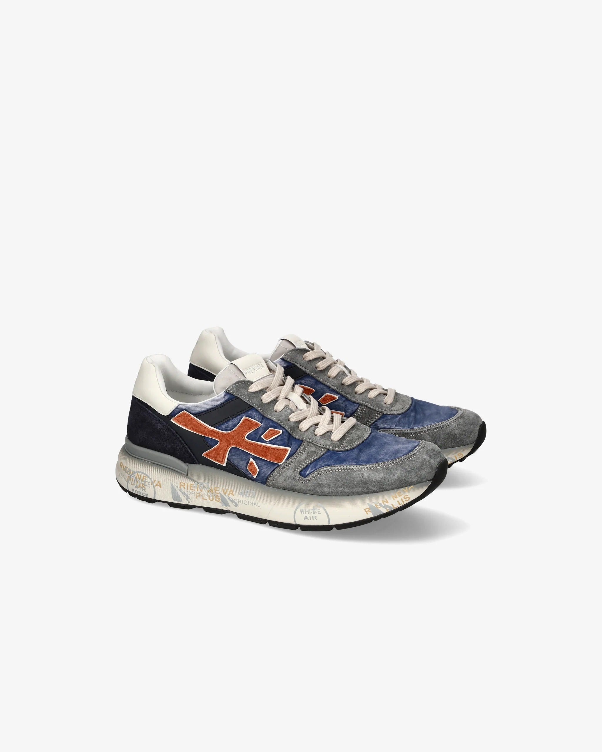 PREMIATA Sneaker Uomo Mick 7215-Blu Grigio