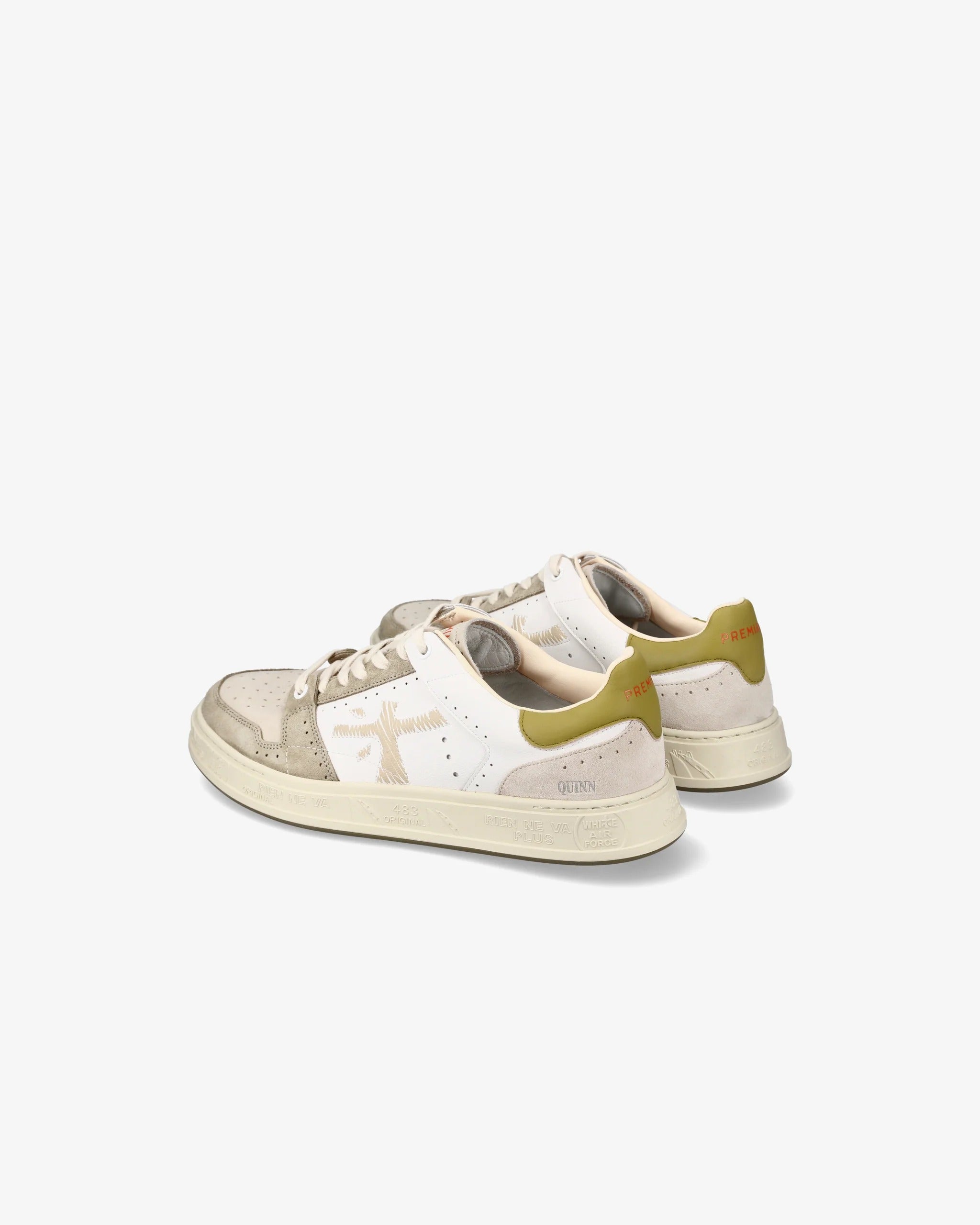 PREMIATA Sneaker Uomo Quinn 7328-Bianco Grigio