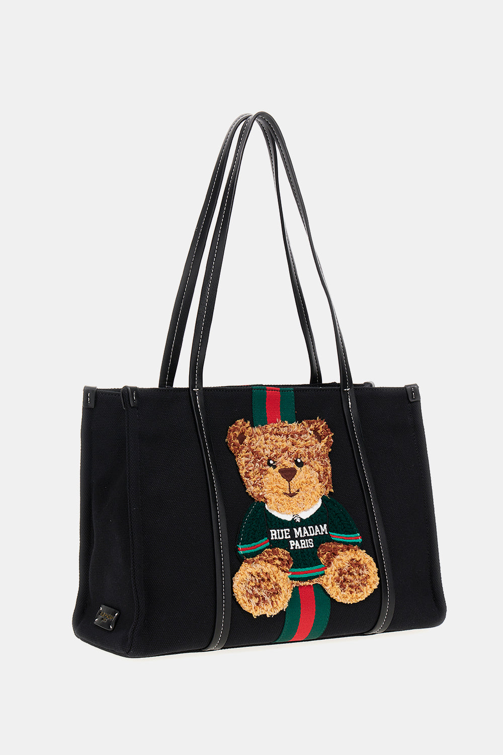 RUE MADAM Borsa Jellystone Shopping-Canvas Black