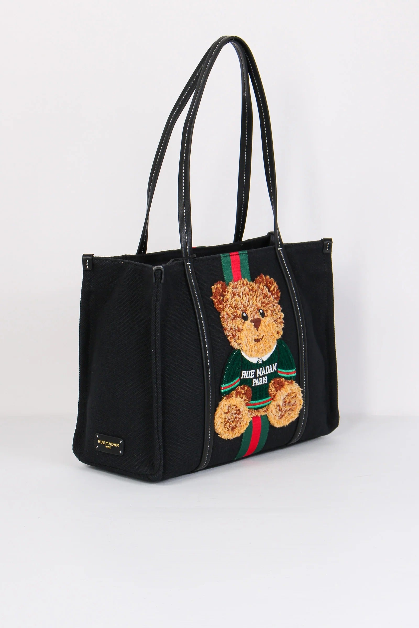 RUE MADAM Borsa Jellystone Shopping-Canvas Black