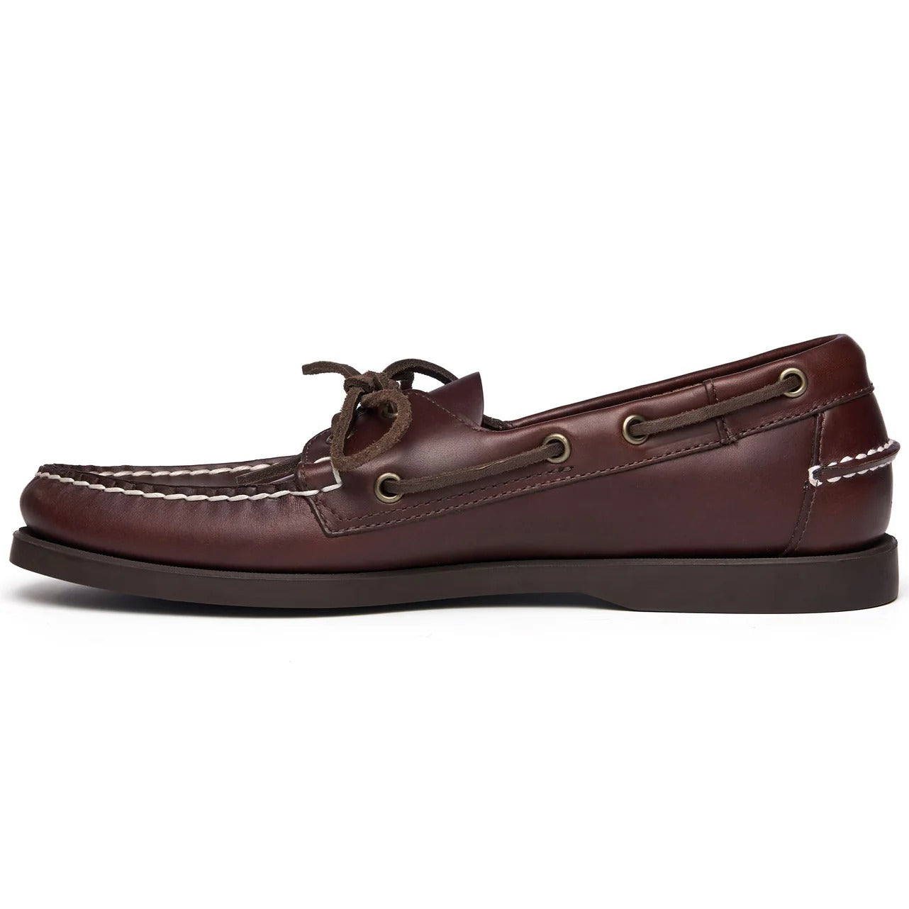 SEBAGO Mocassino Uomo Docksides Portland Waxed-Dark Brown Gum