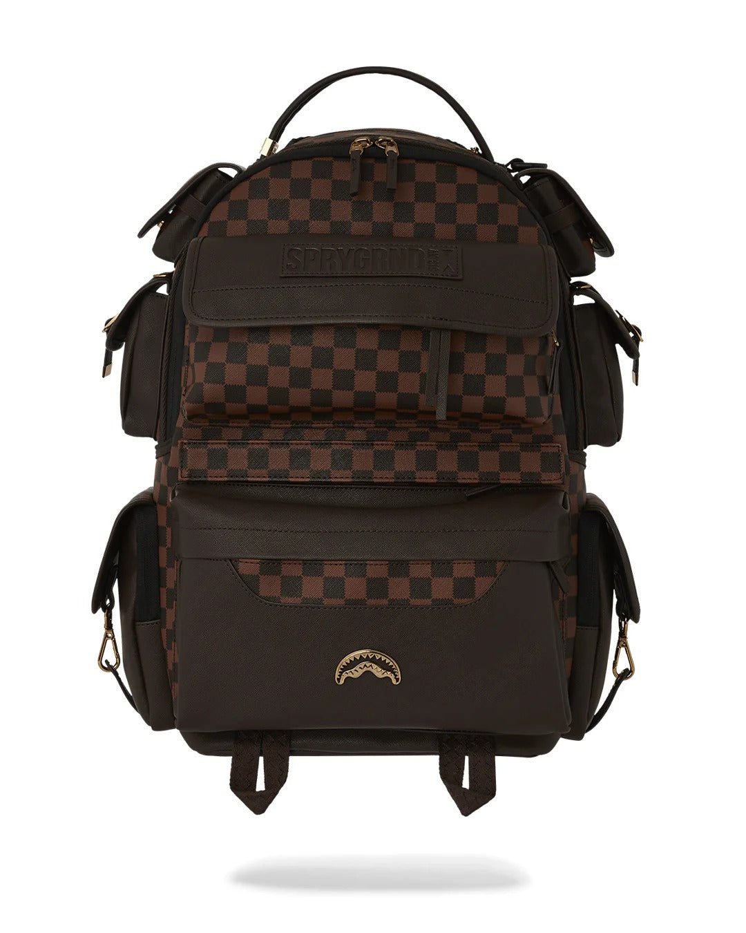 SPRAYGROUND Zaino Spec Ops Pixel Emboss-Marrone