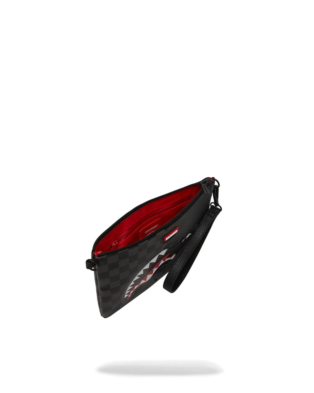 SPRAYGROUND Pochette Unfinished Shark-Nero